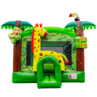 Front View of 15' Jungle Bounce House | HullaBalloo Sales