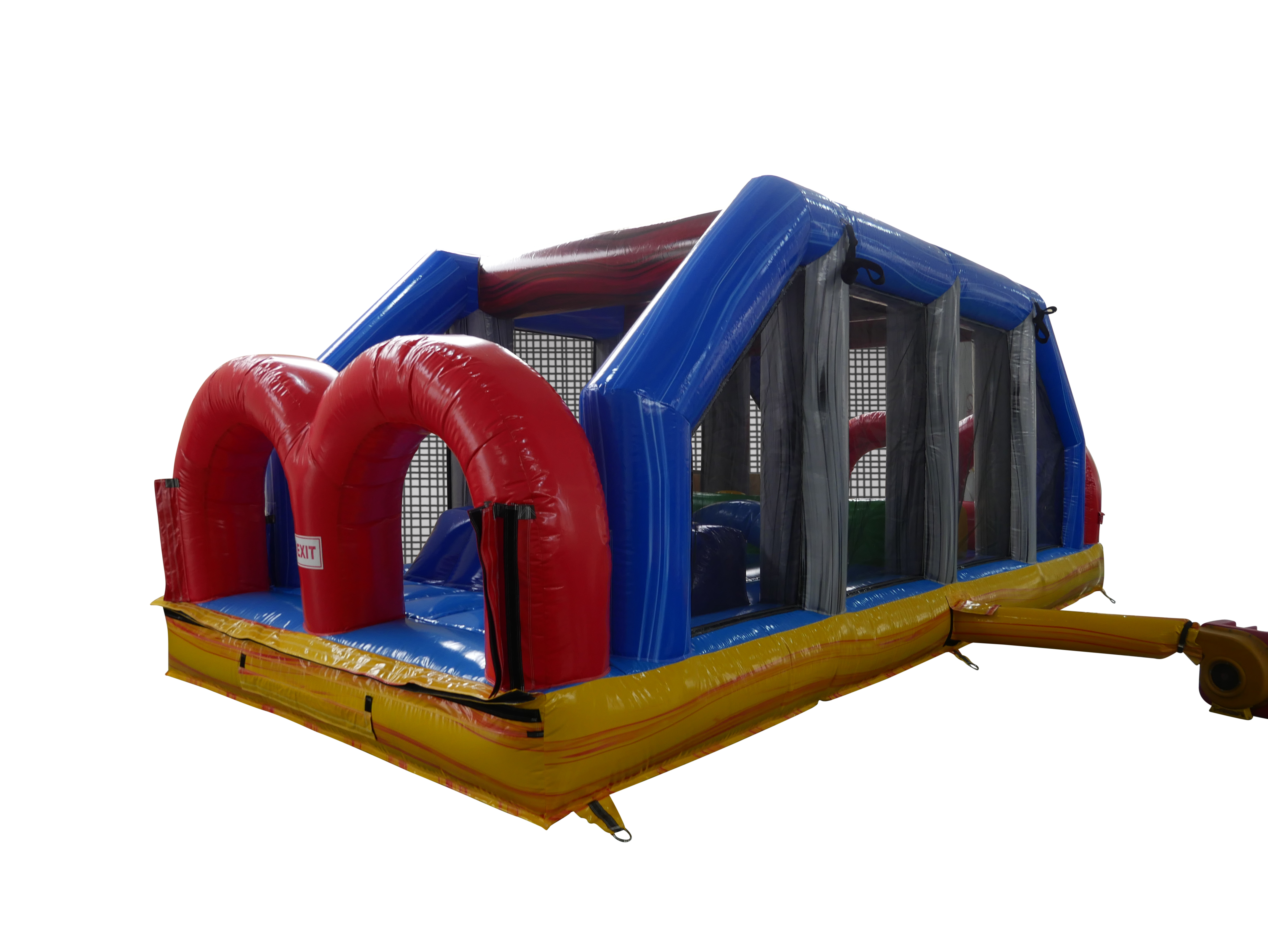 25' ninja obstacle course inflatable