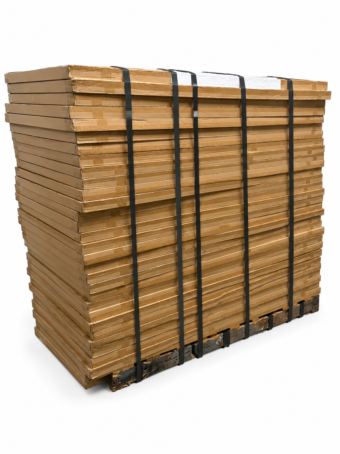 Pallet of 30 72-inch plastic rectangle resin folding tables