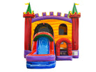 Front View of 4in1 Castle Combo Bounce House | HullaBalloo Sales