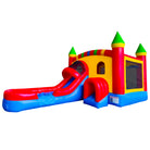 4in1 Castle Inflatable Combo Crossover Front Left View