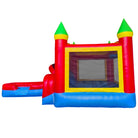 Side View of 4in1 Castle Combo Crossover Inflatable | HullaBalloo Sales