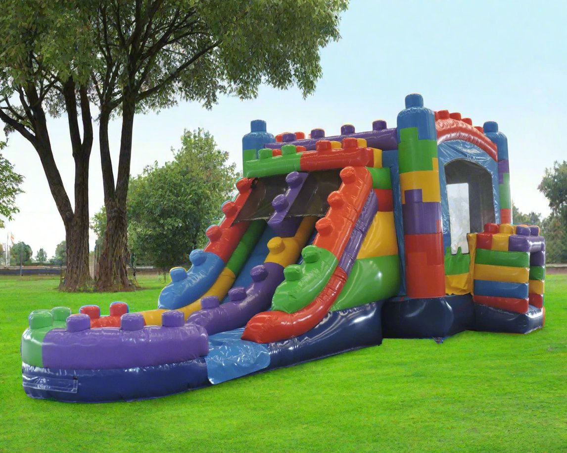 5in1 Blocks Bounce and slide Combo for - HullaBalloo Sales