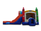 5in1 Crayon Bounce House with Slide