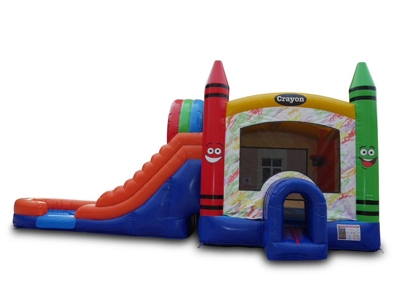Buy Large Crayon Inflatable Slide