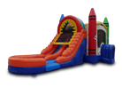 Crayon Inflatable Waterslide for Sale