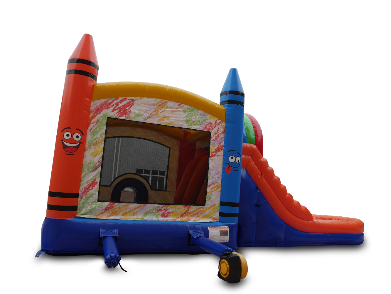 buy crayon inflatable waterslide