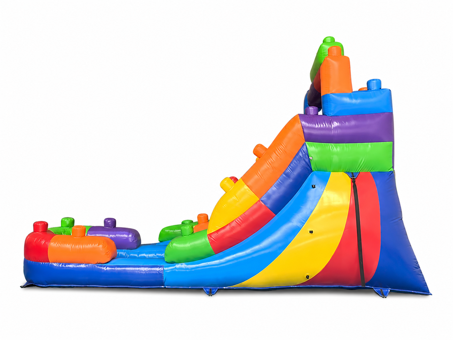 15 blocks inflatable waterslide with pool