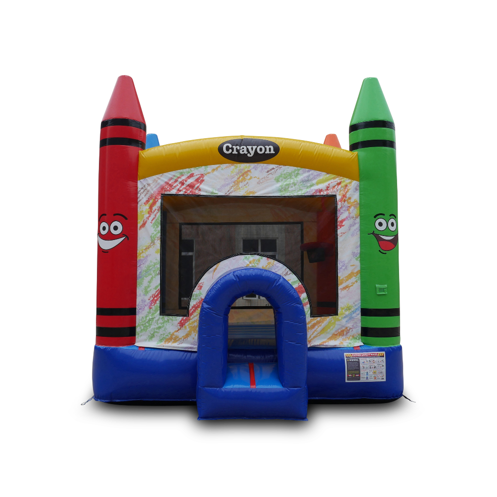 Crayon Bounce House 13