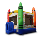 Large Crayon Bounce House commercial grade