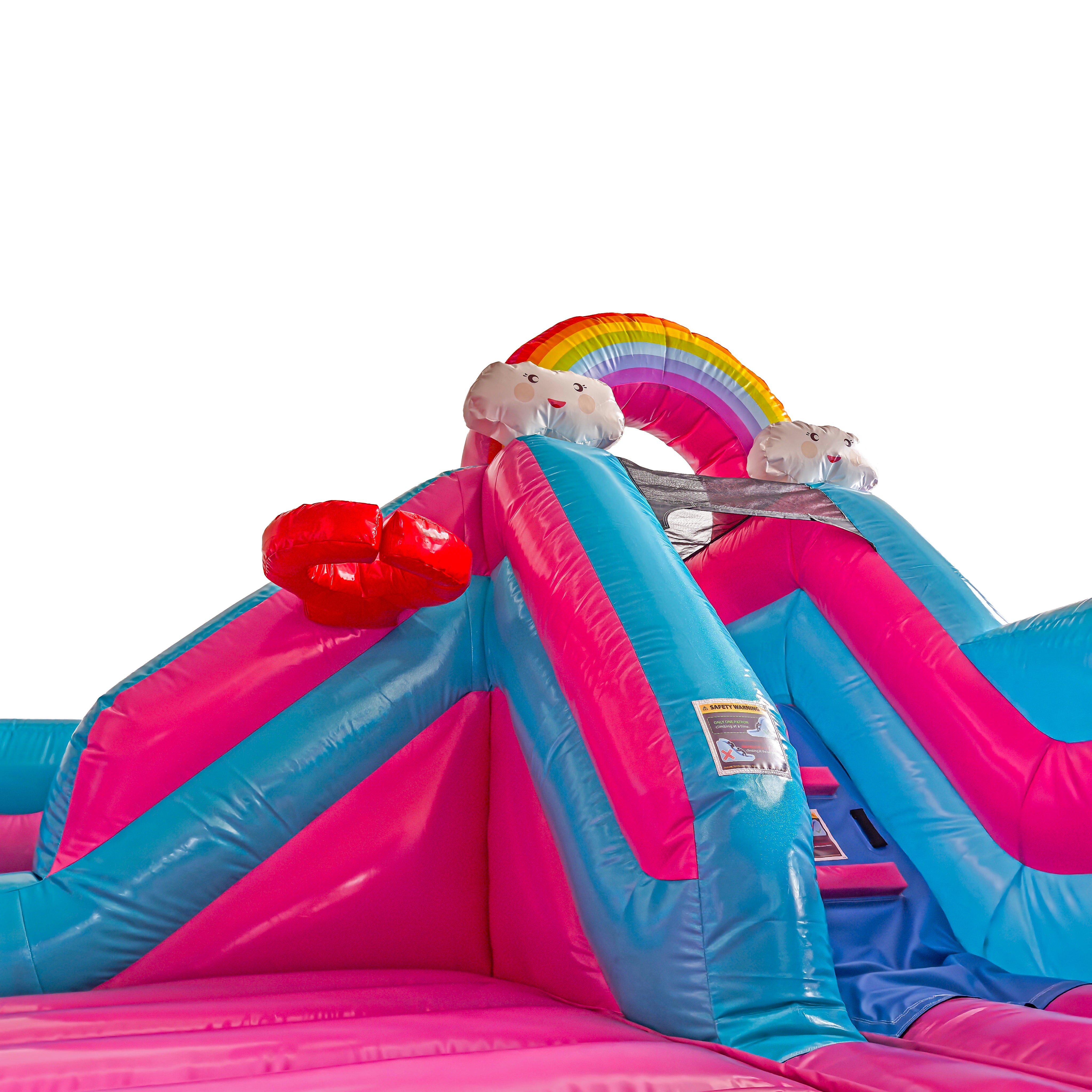 Enchanted Playground Inflatable Combo Climber and Slide | HullaBalloo Sales