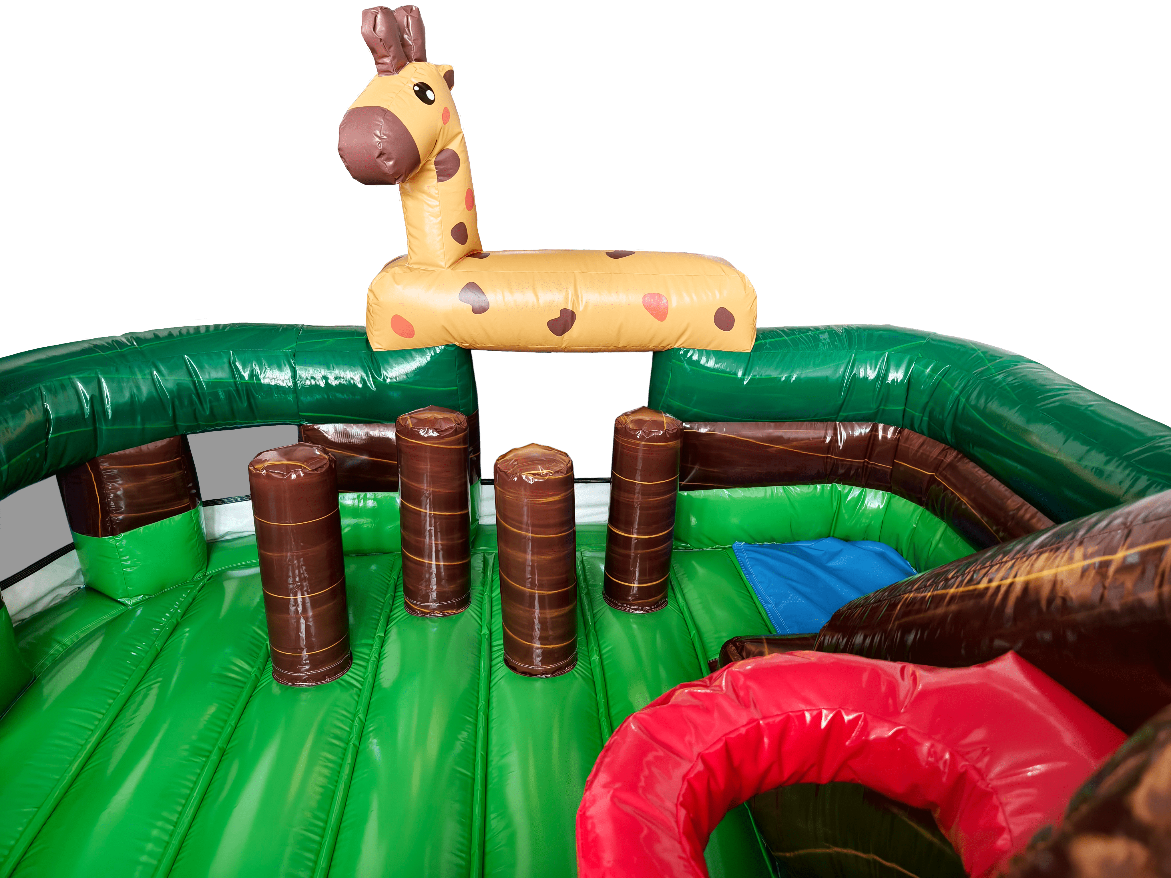Inside View of Jungle Playground Combo Inflatable