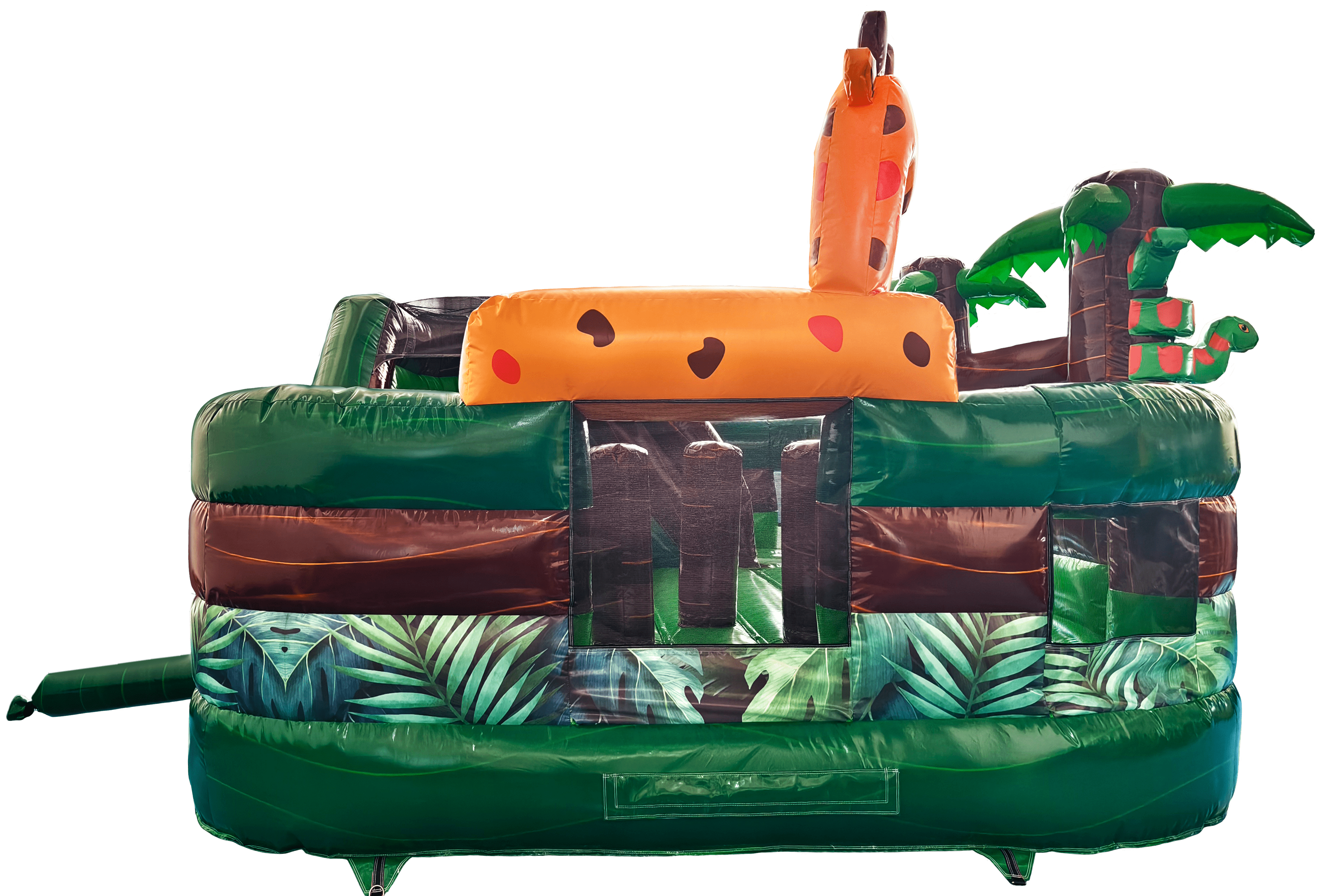 Jungle Playground Combo Side View | HullaBalloo Sales