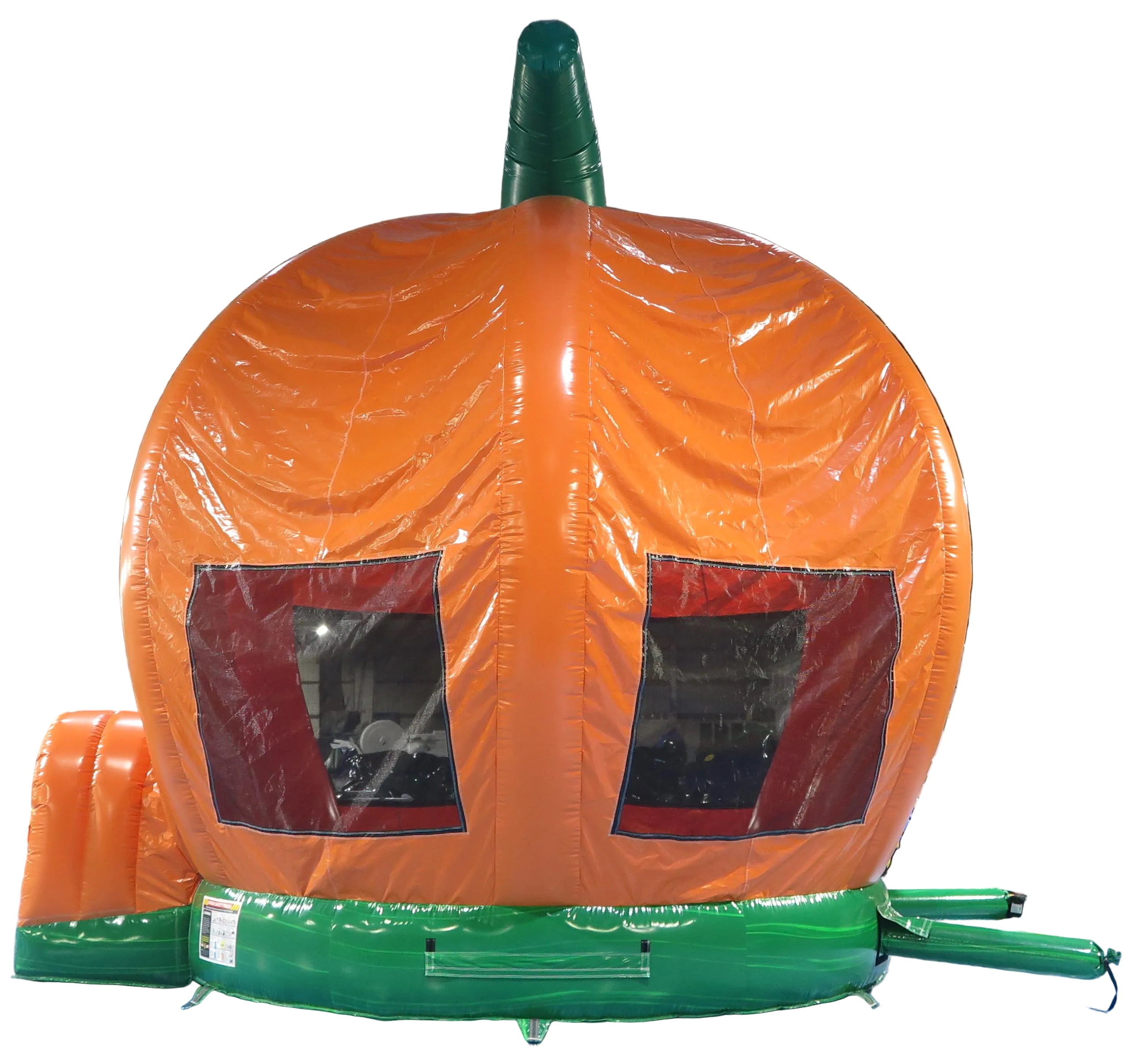 Side View of Pumpkin Bounce House 20 - HullaBalloo Sales