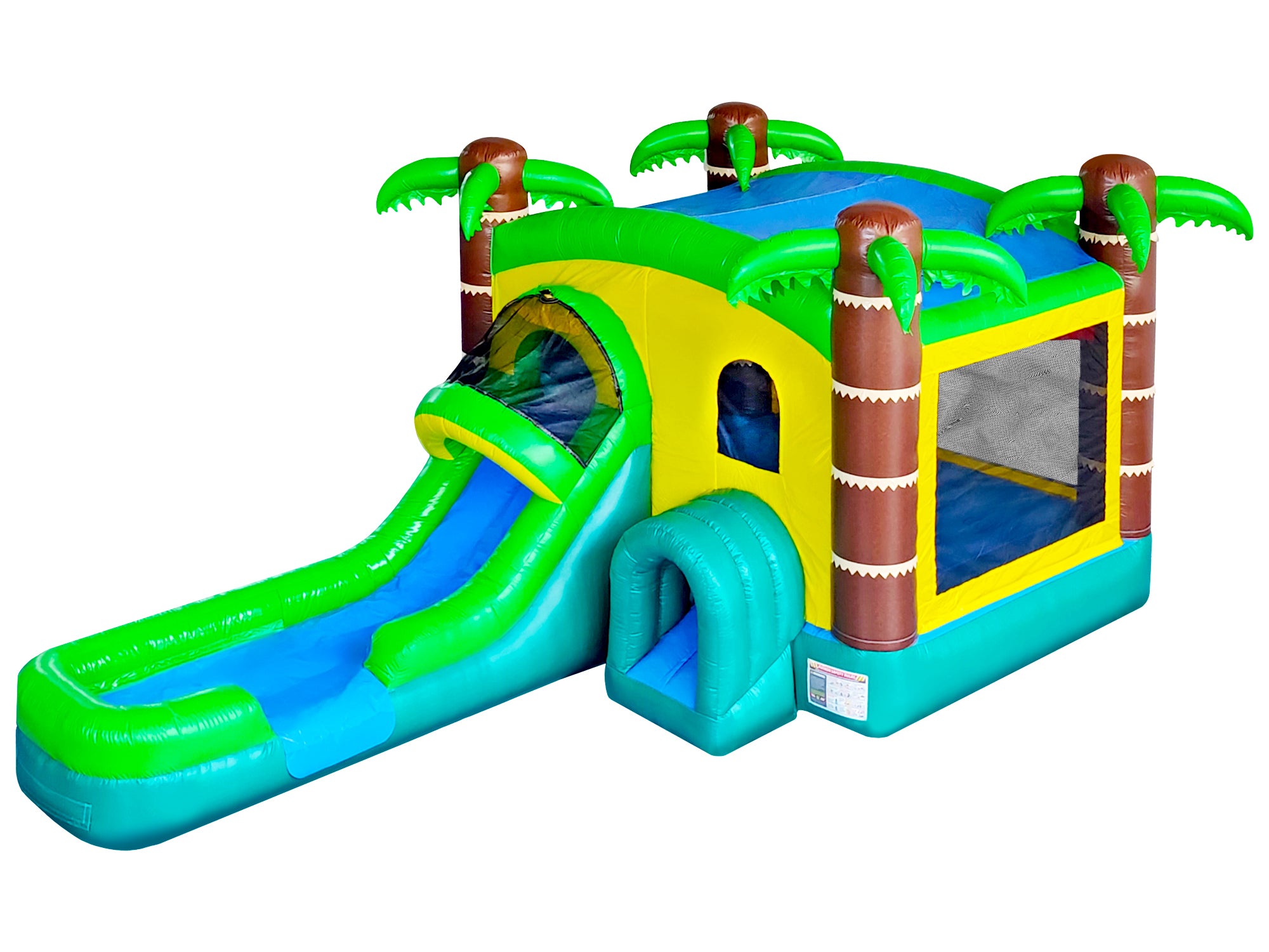 Side View of Commercial Crossover 4in1 Tropical Combo Wet/Dry - HullaBalloo Sales