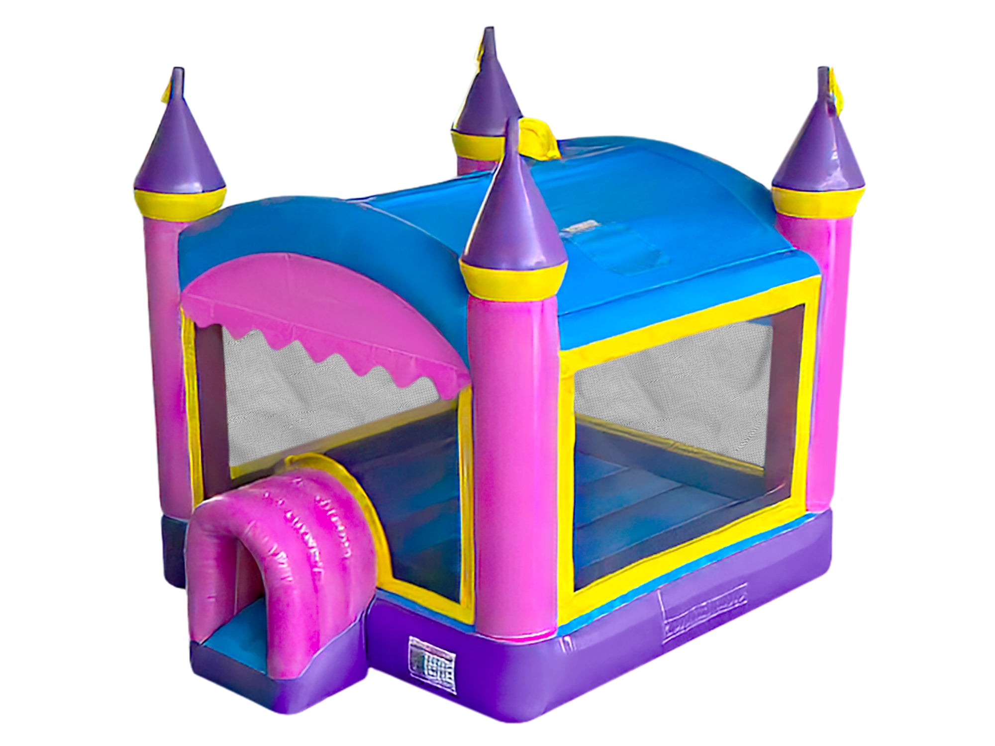 13-foot Commercial Crossover Princess Castle Inflatable Bounce House - HullaBalloo Sales