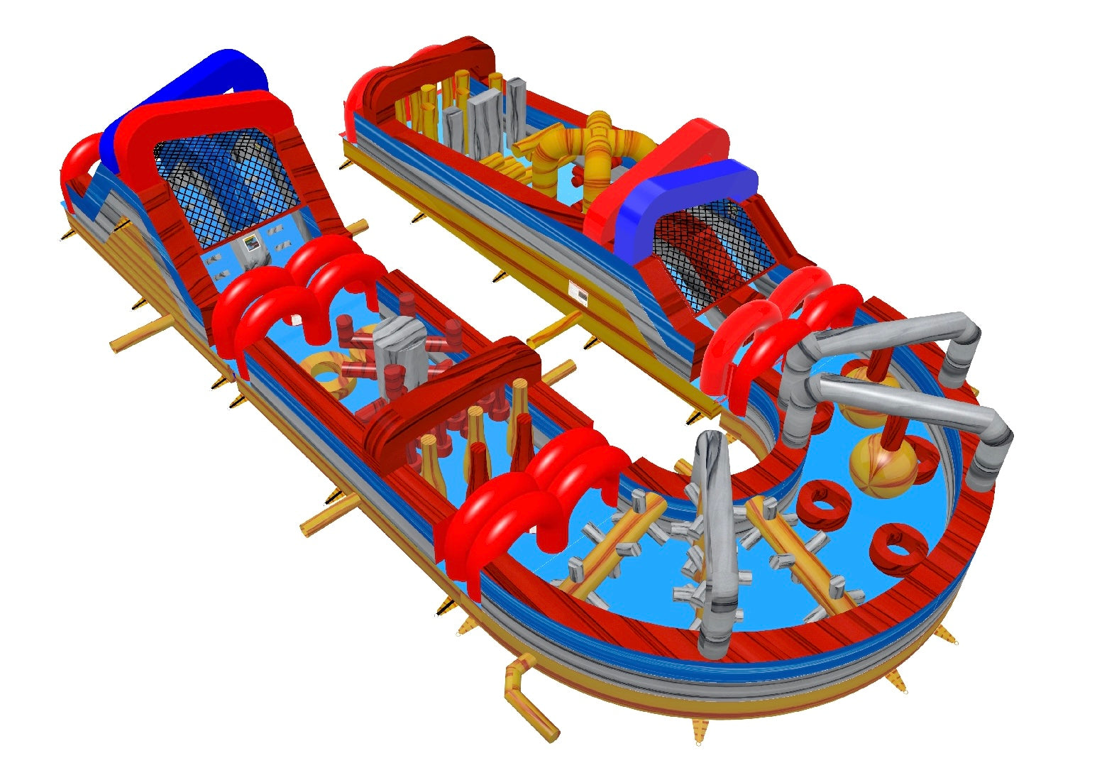 104 U Obstacle Course for Sale