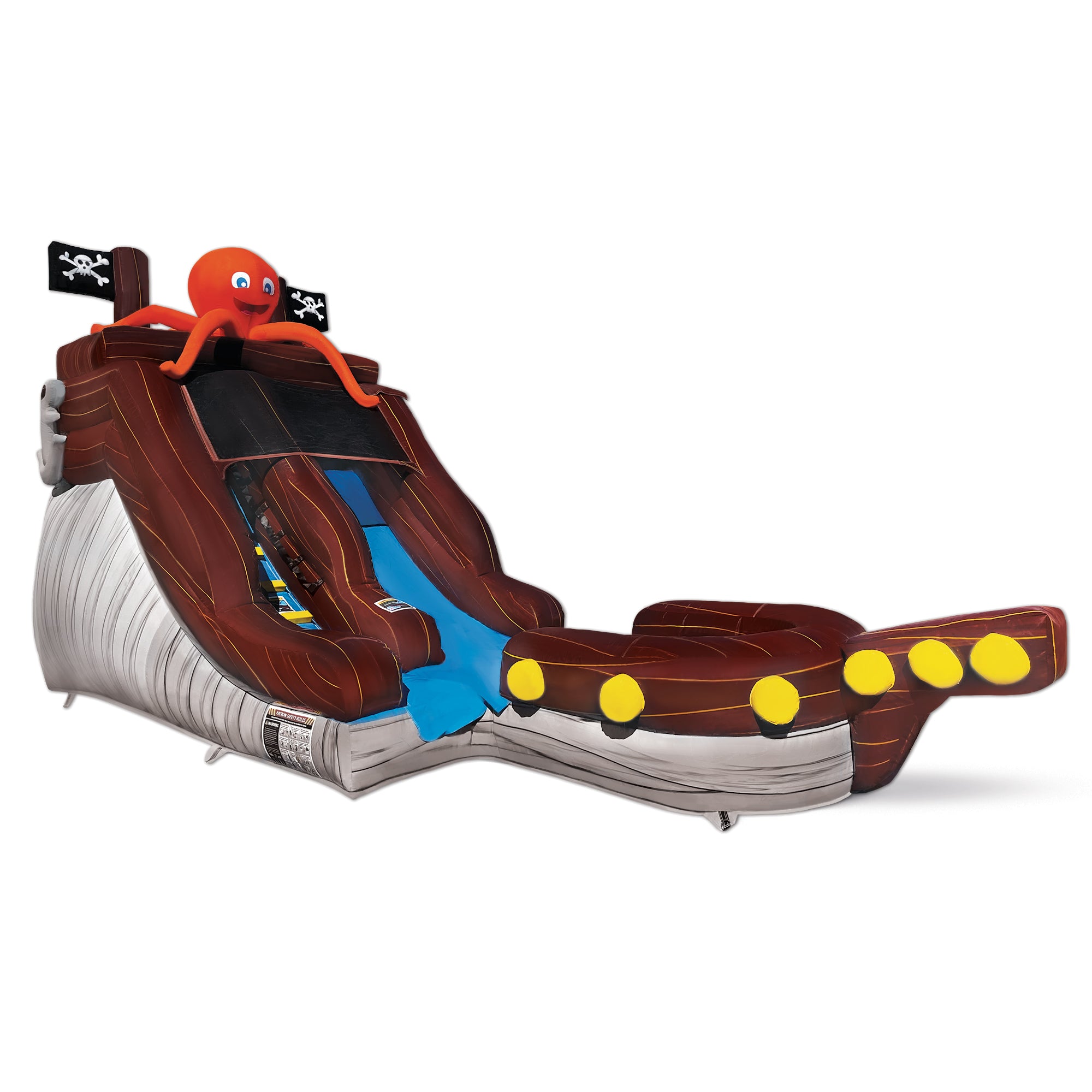 12' Pirate Cove Inflatable Slide Wet/Dry - HullaBalloo Sales