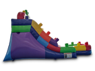 12' Blocks Inflatable Slide Wet/Dry