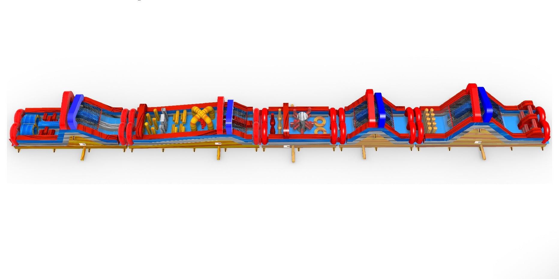 140 Giant Obstacle Course for Sale