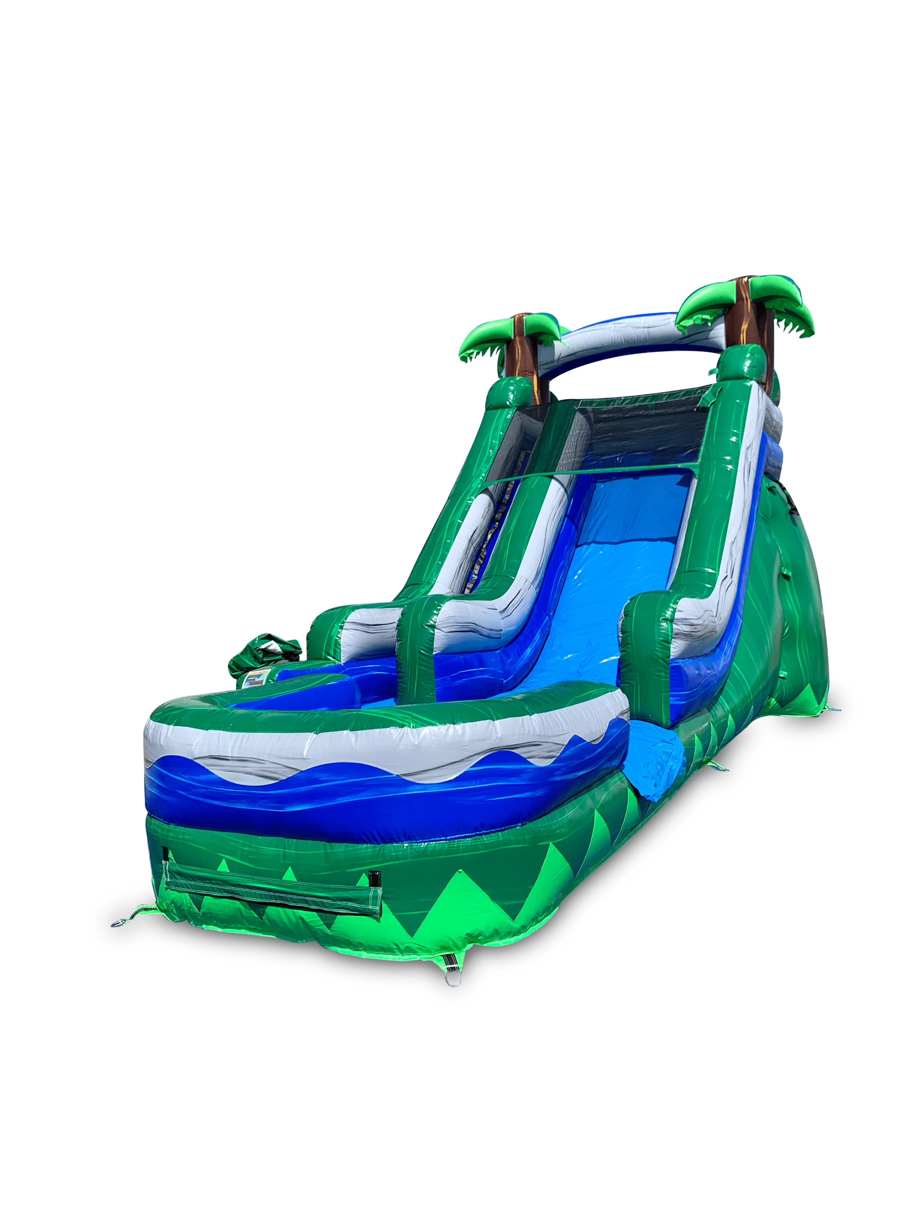 15 Tropical Inflatable Slide Wet/Dry - HullaBalloo Sales