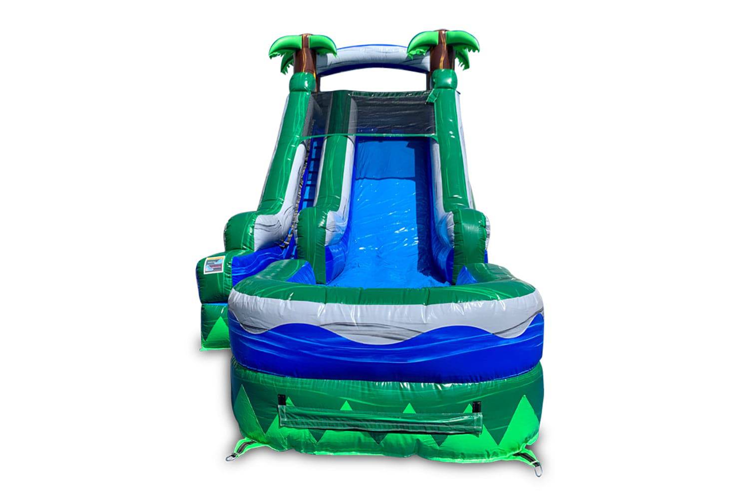 15 Tropical Inflatable Slide Wet/Dry - HullaBalloo Sales
