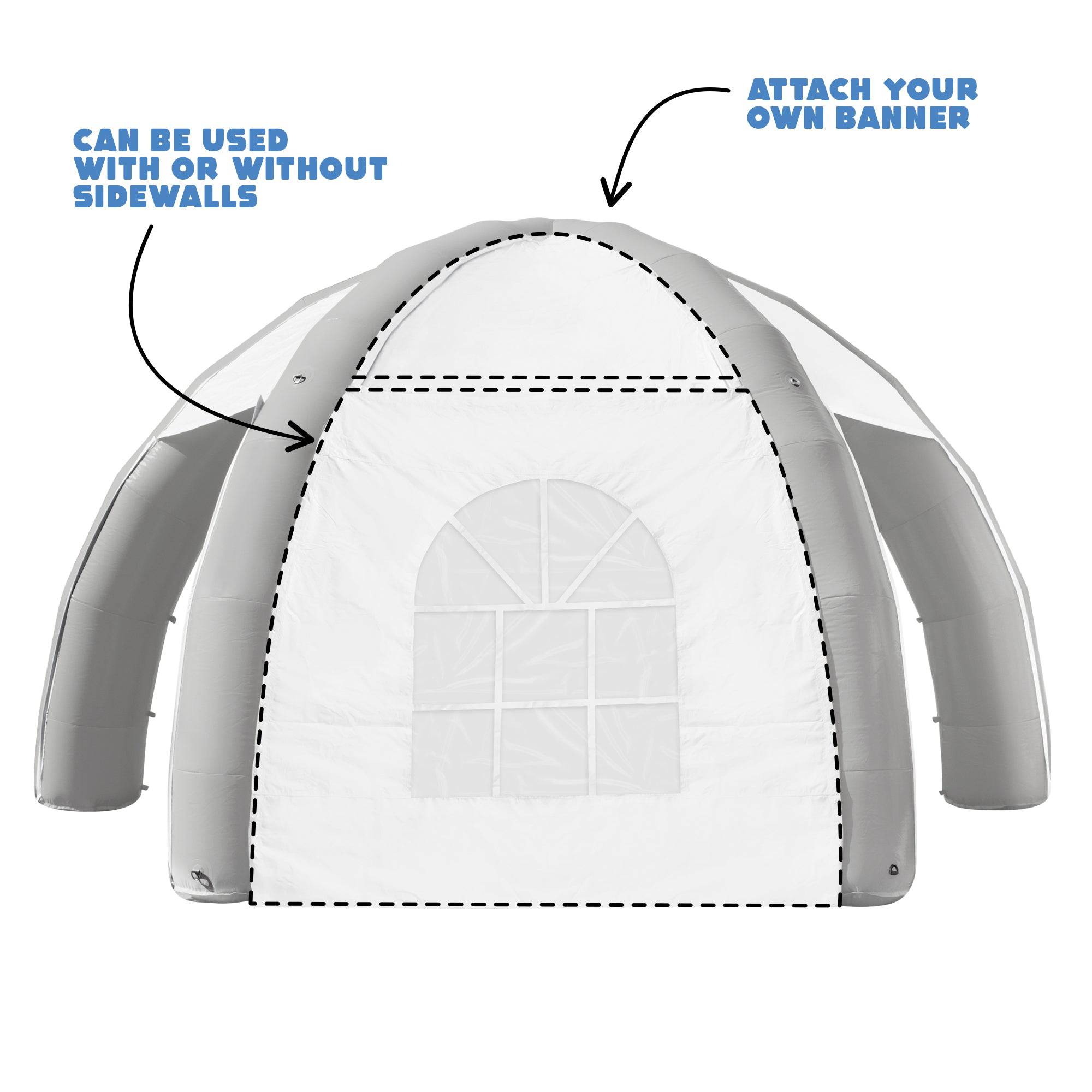 20'x20' Inflatable Tent - HullaBalloo Sales