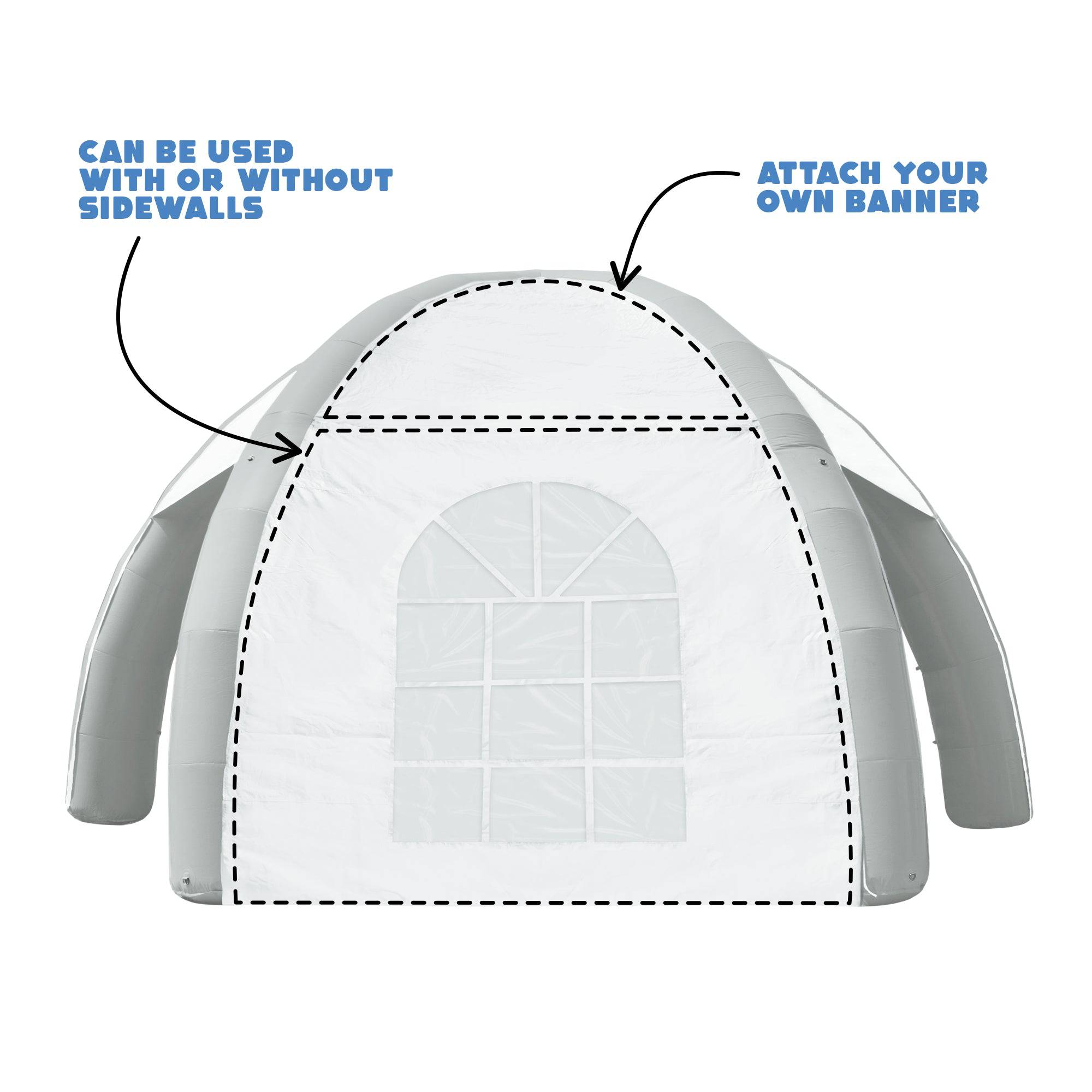 30'x30' Inflatable Tent - HullaBalloo Sales