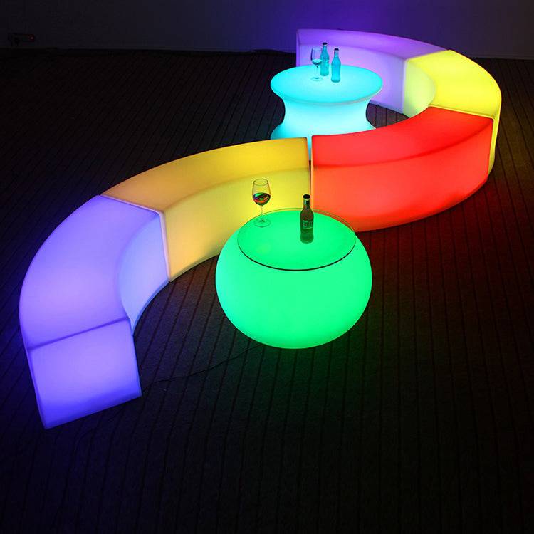 LED Curved Bench - HullaBalloo Sales