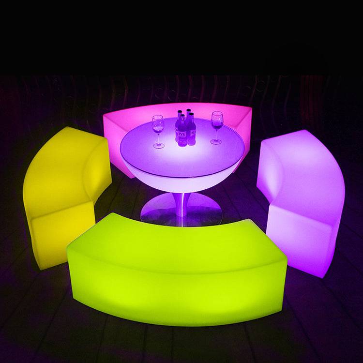 LED Curved Bench - HullaBalloo Sales