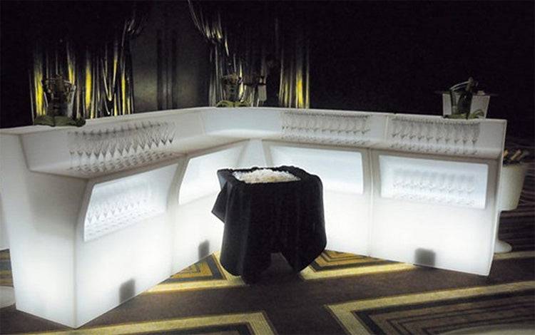 LED Straight Bar Counter - HullaBalloo Sales