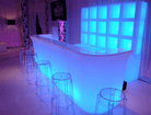 LED Straight Bar Counter - HullaBalloo Sales