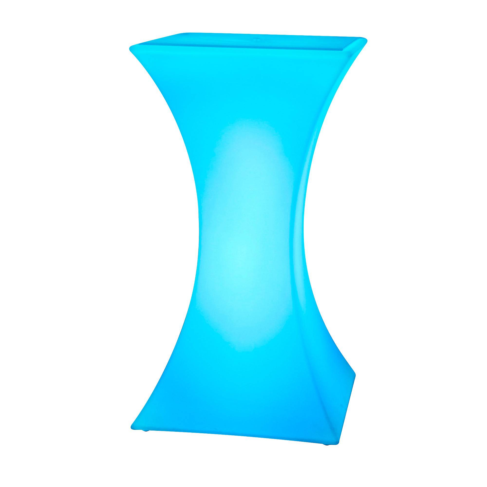 LED Square Cocktail Table - HullaBalloo Sales