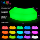 LED Curved Bench - HullaBalloo Sales