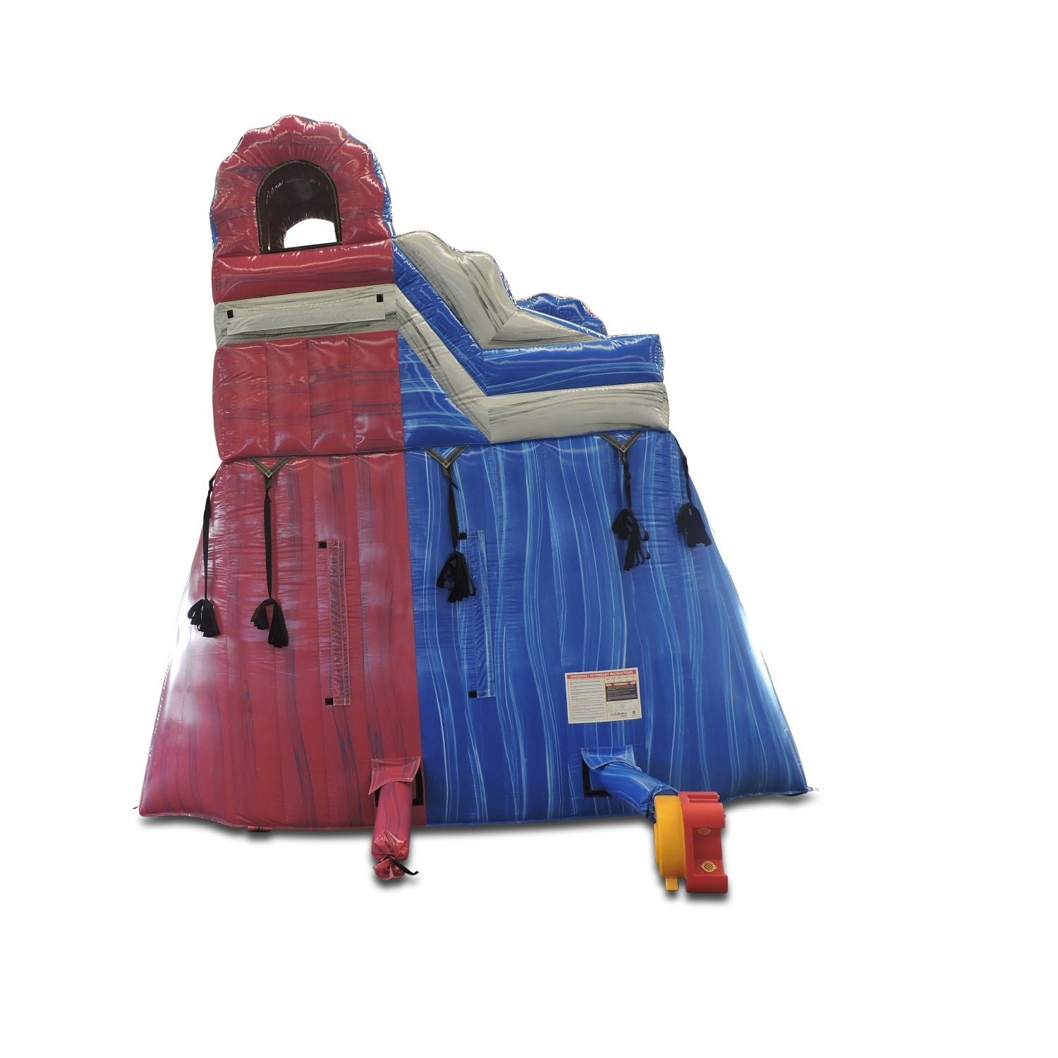 20 Cotton Candy Curved Inflatable Dual Slide Wet/Dry