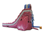 20 Cotton Candy Curved Inflatable Dual Slide Wet/Dry