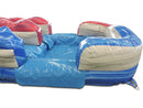 20 Cotton Candy Curved Inflatable Dual Slide Wet/Dry