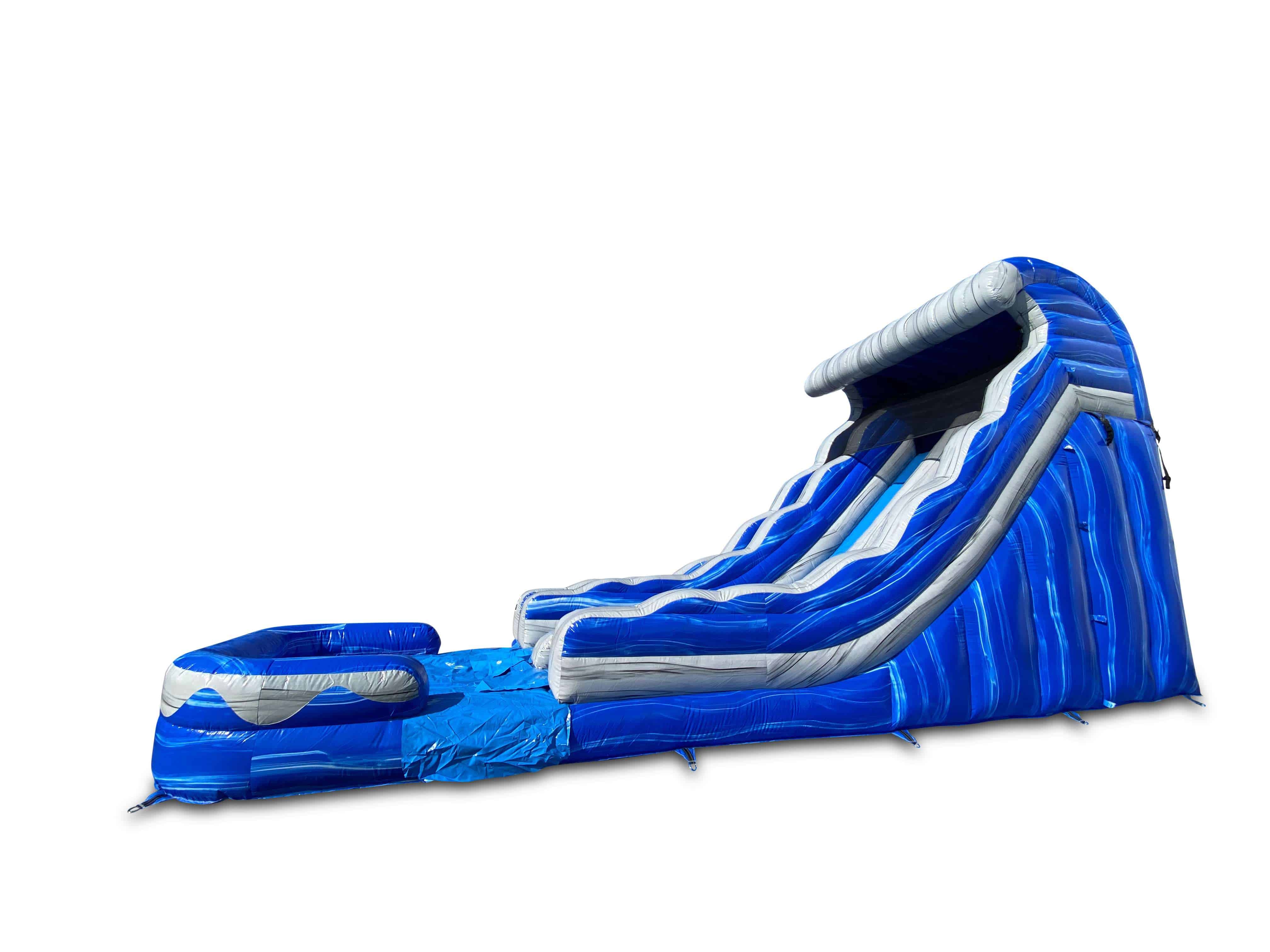 20 Ocean Wave Inflatable Dual Slide Wet/Dry - HullaBalloo Sales