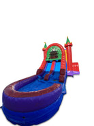 5in1 Castle Combo Dual Lane Wet/Dry - HullaBalloo Sales