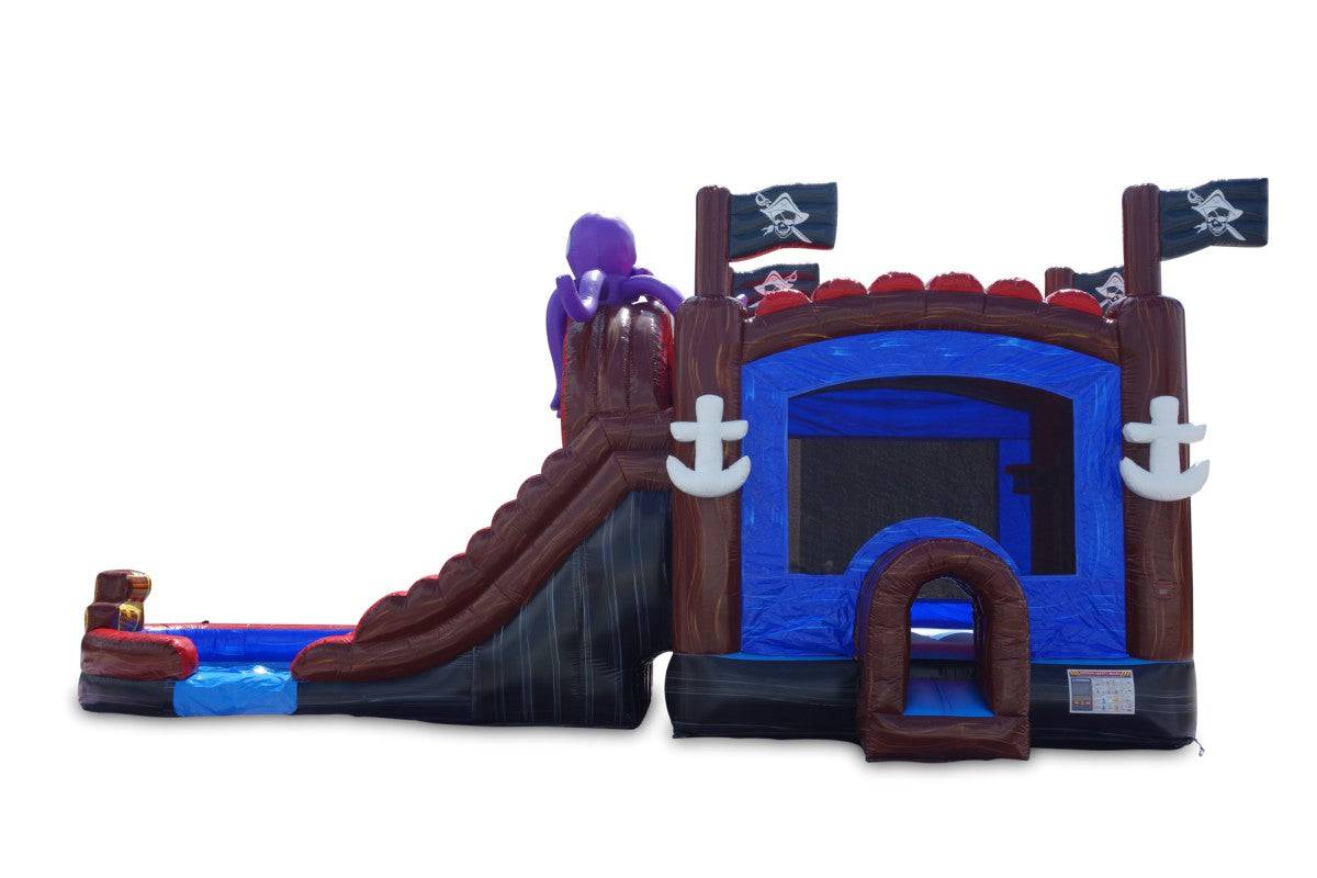 5in1 Pirate Cove Combo Dual Lane Wet/Dry - HullaBalloo Sales