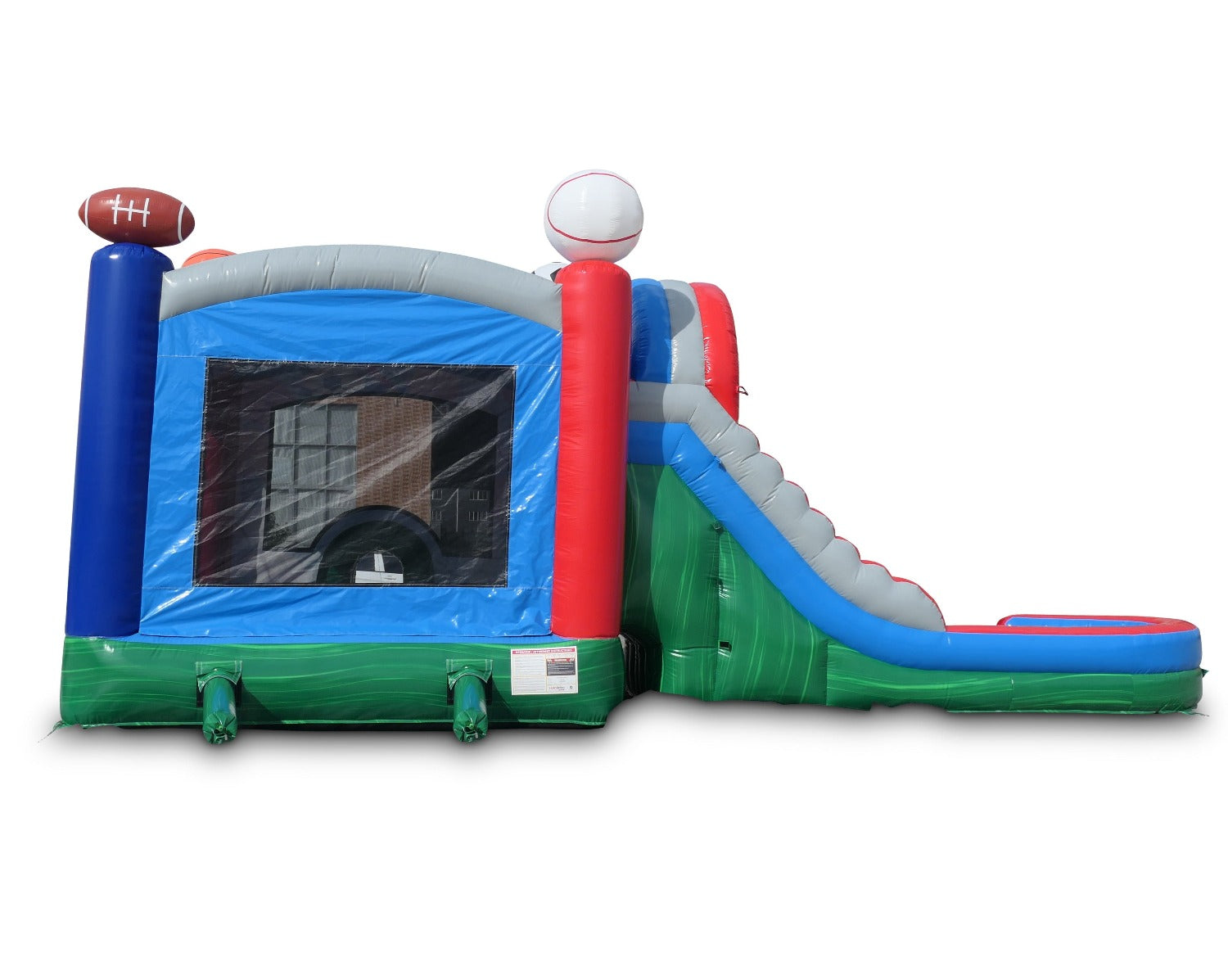 5in1 Sports Combo Dual Lane Wet/Dry - HullaBalloo Sales