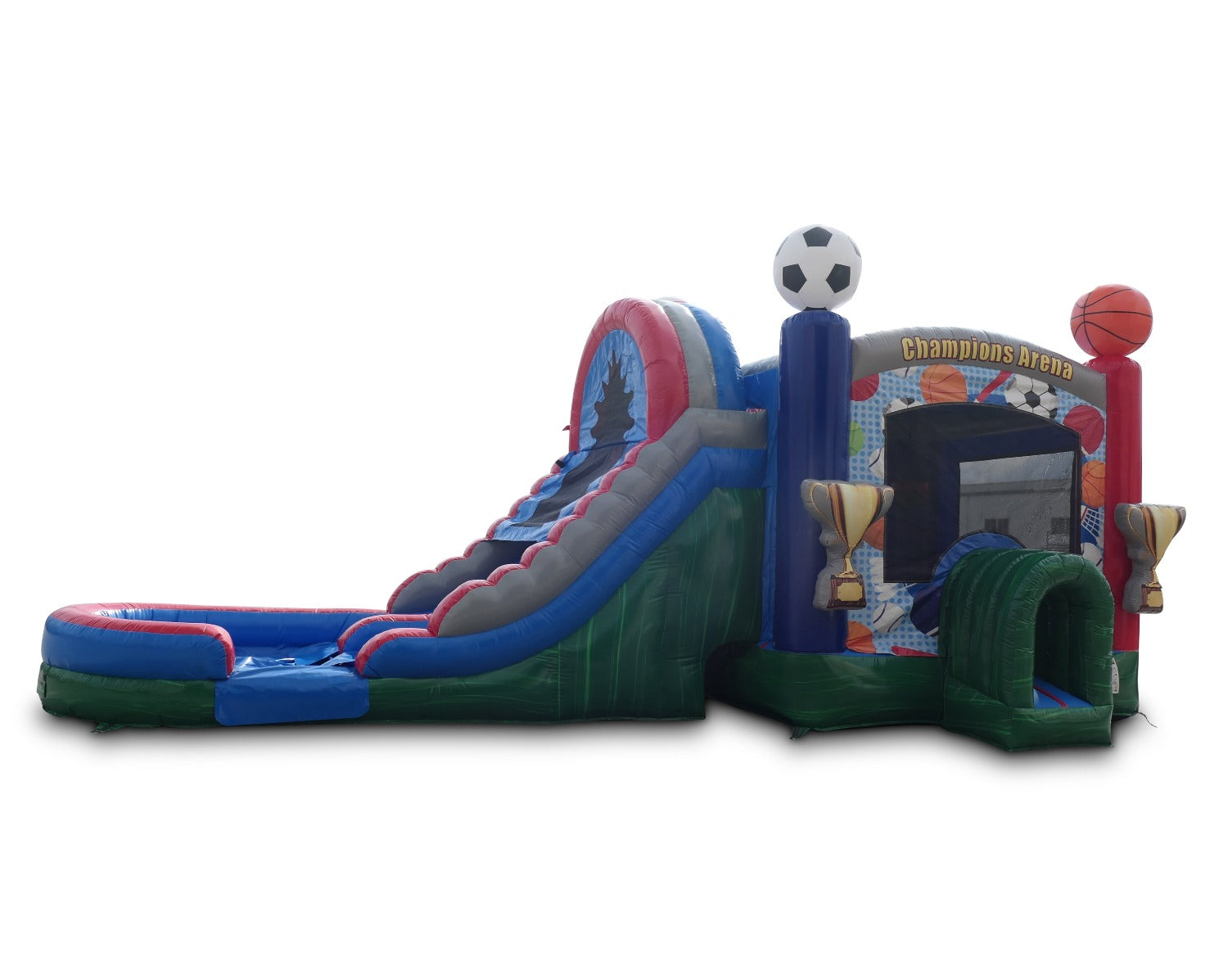 5in1 Sports Combo Dual Lane Wet/Dry - HullaBalloo Sales