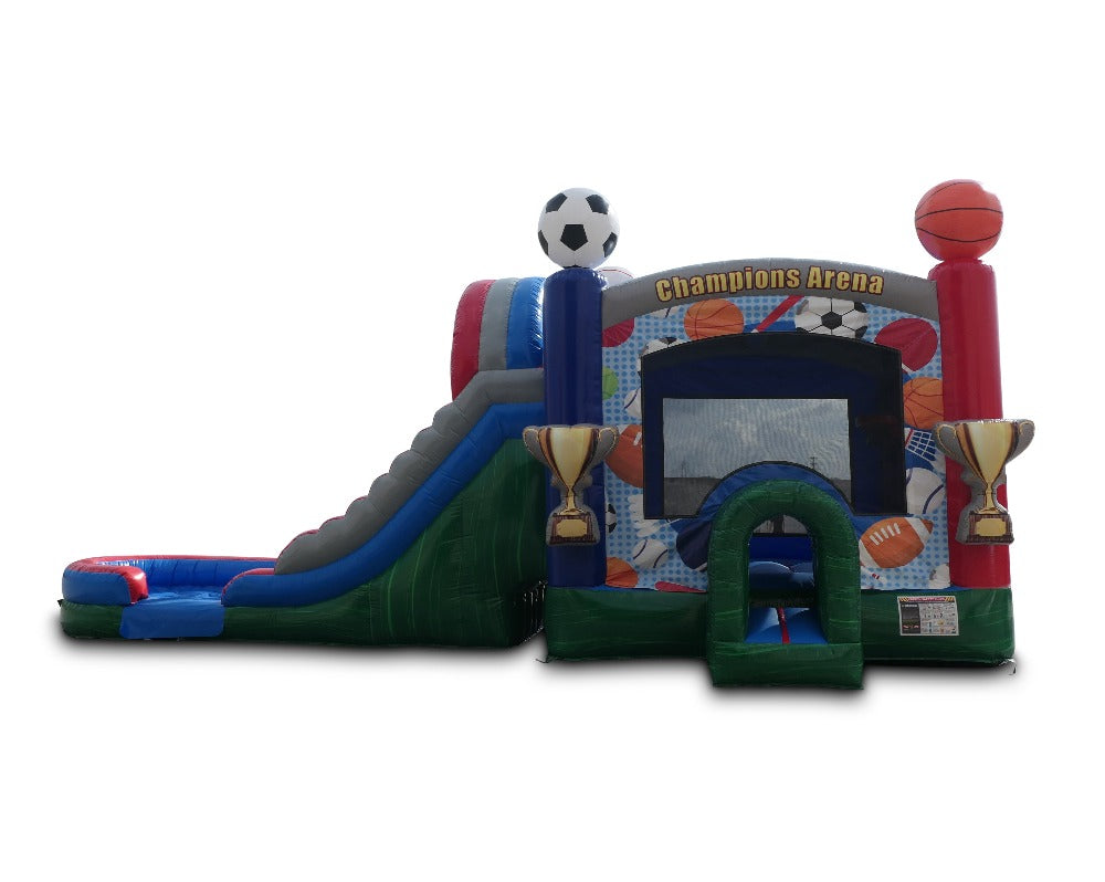 5in1 Sports Combo Dual Lane Wet/Dry - HullaBalloo Sales