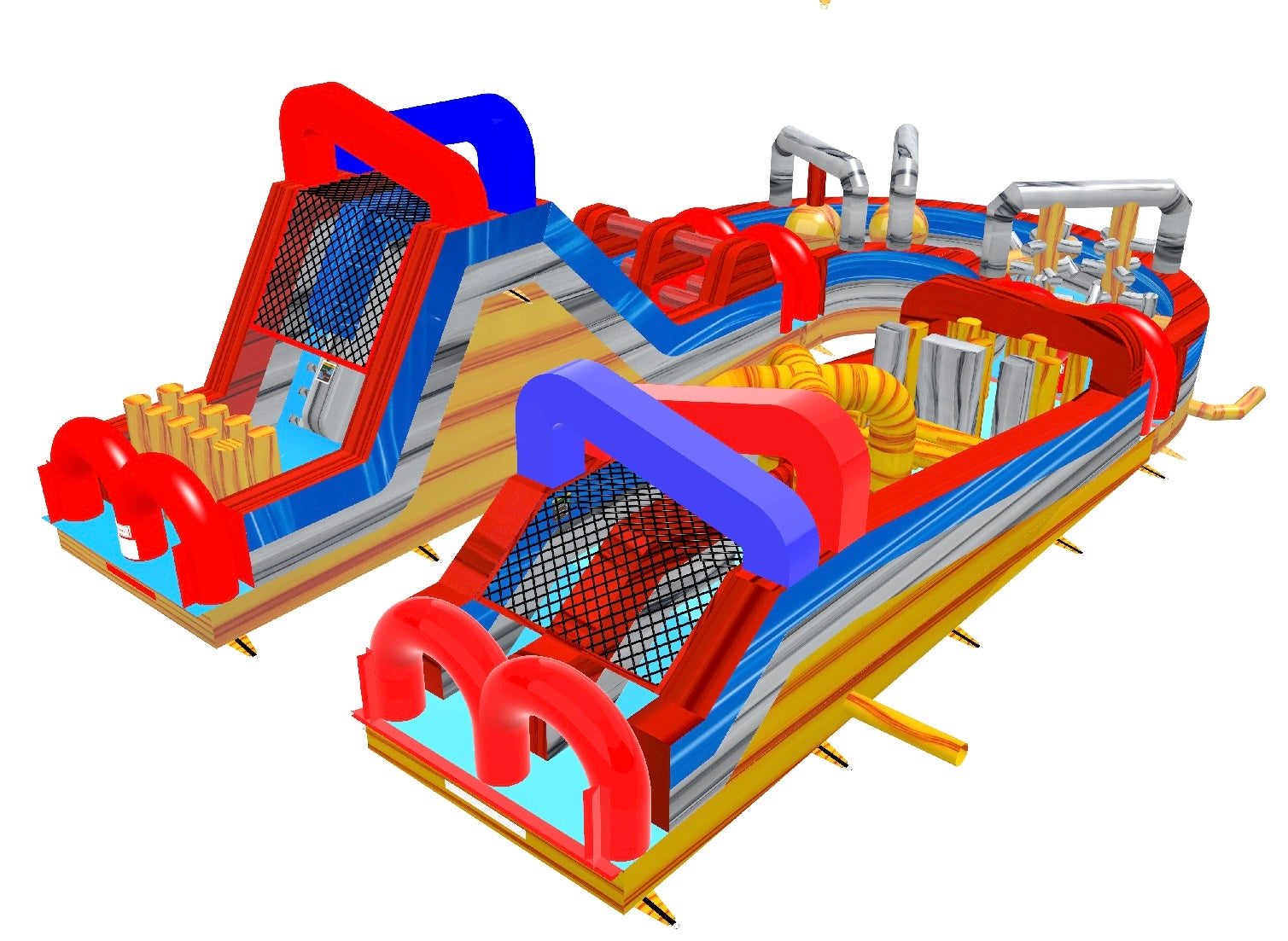 99 U Obstacle Course