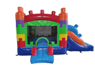 Mini Blocks Bounce House Slide