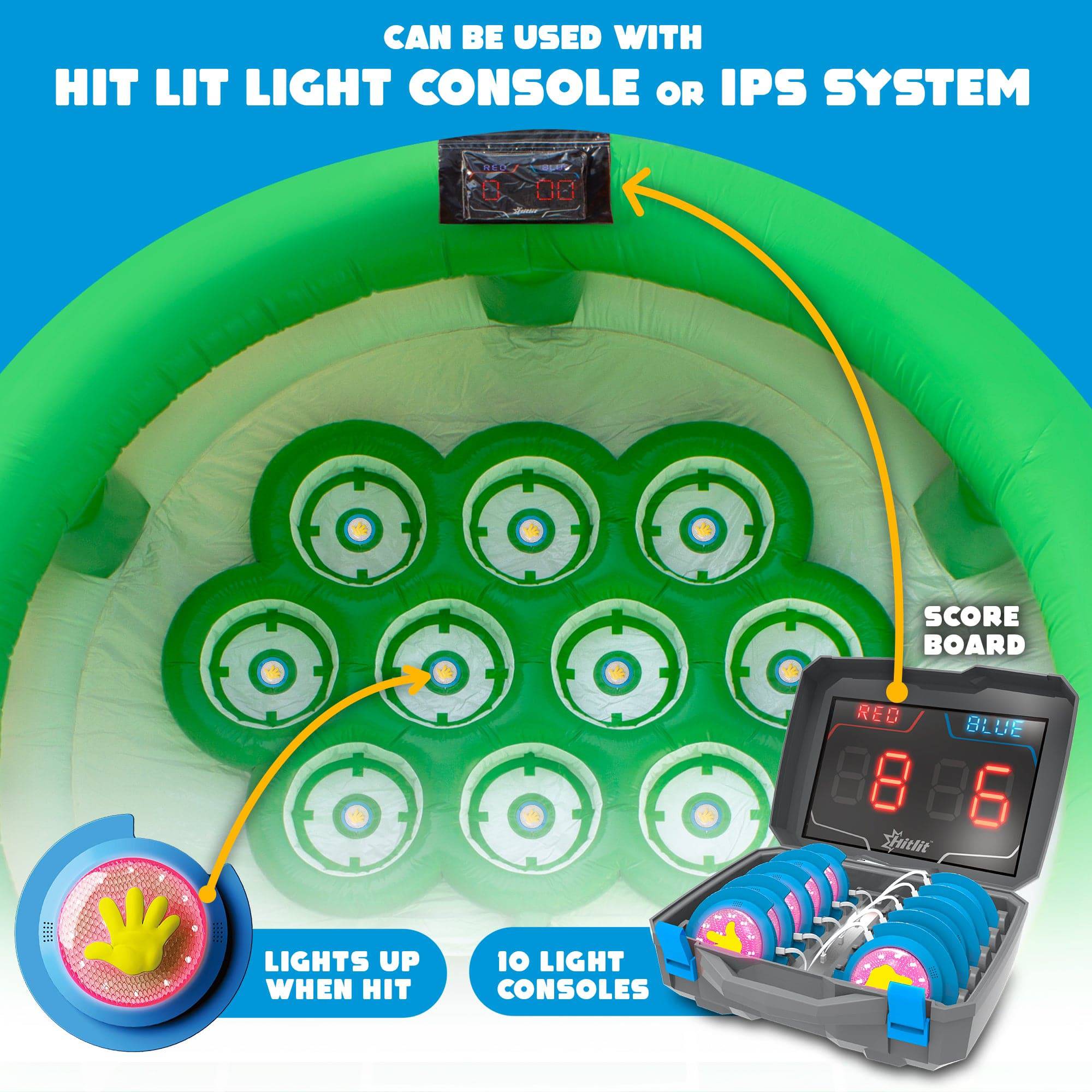 Inflatable Soccer Hit Game - HullaBalloo Sales