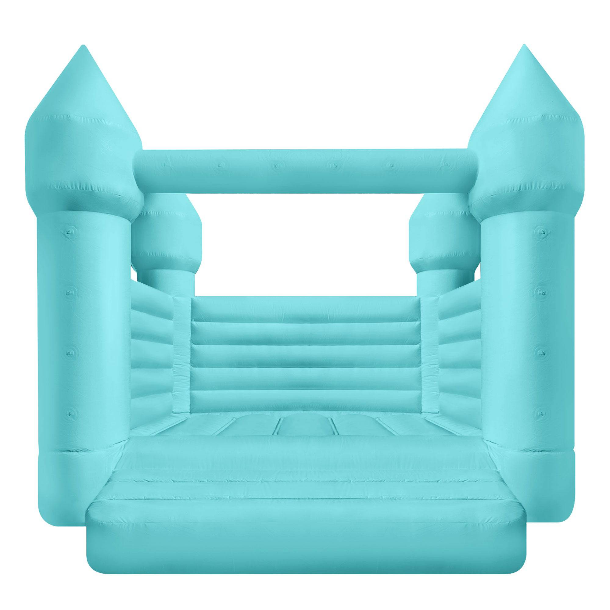 Castle Wedding Bounce House - Pastel Green - HullaBalloo Sales