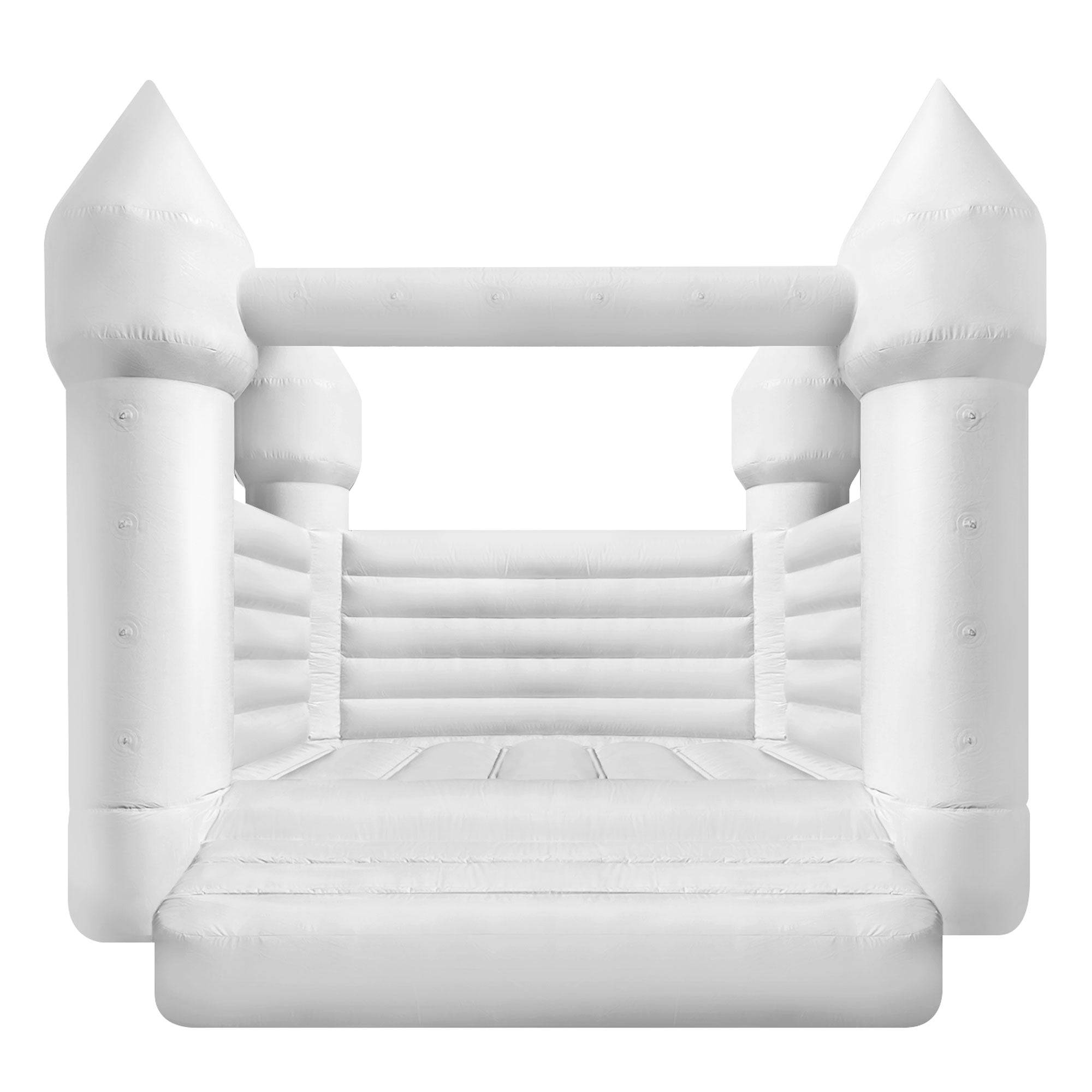 Castle Wedding Bounce House- White - HullaBalloo Sales