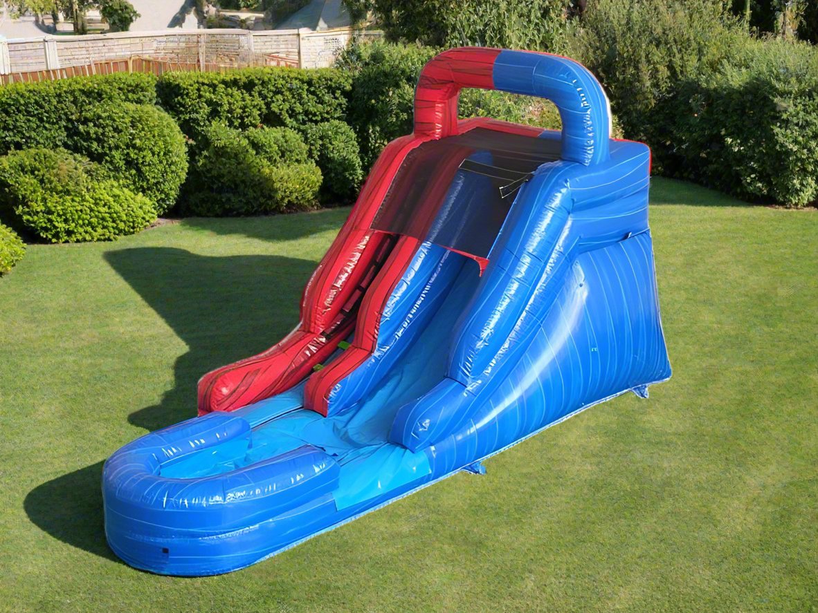 12' Fire N Ice Inflatable Slide Wet/Dry - HullaBalloo Sales