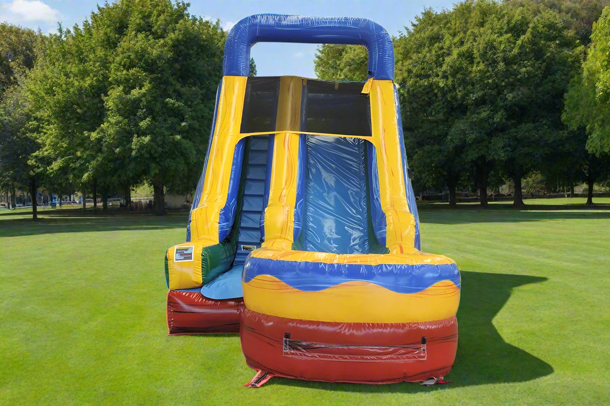 12' Fun Inflatable Slide Wet/Dry - HullaBalloo Sales